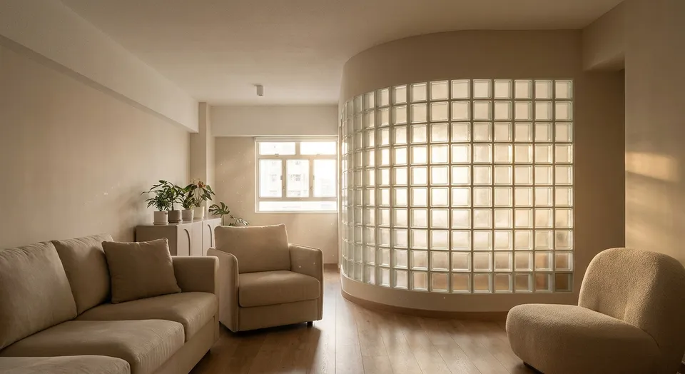 Glass-Brick Partitions: Balancing Daylight and Privacy