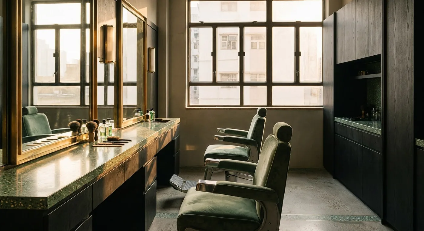 Cover photo: Barbershop Materials: Durability, Comfort and Brand Identity