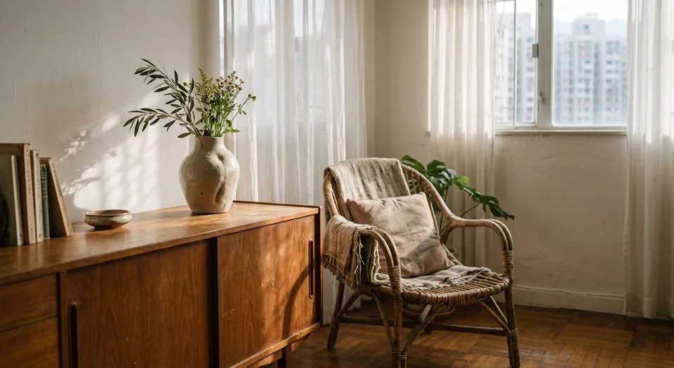 Handmade Ceramics and Vintage Furniture: Character at Home