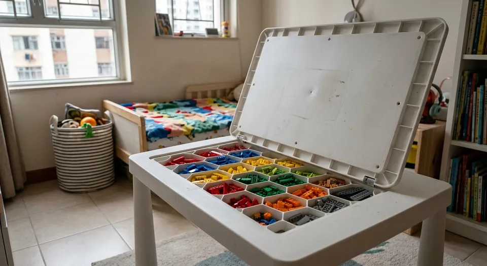 IKEA MAMMUT Hidden Storage: Structure and Function