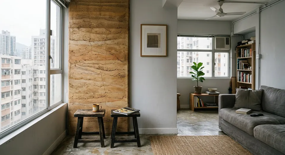 Rammed Earth and Blackened Timber in Humid Environments