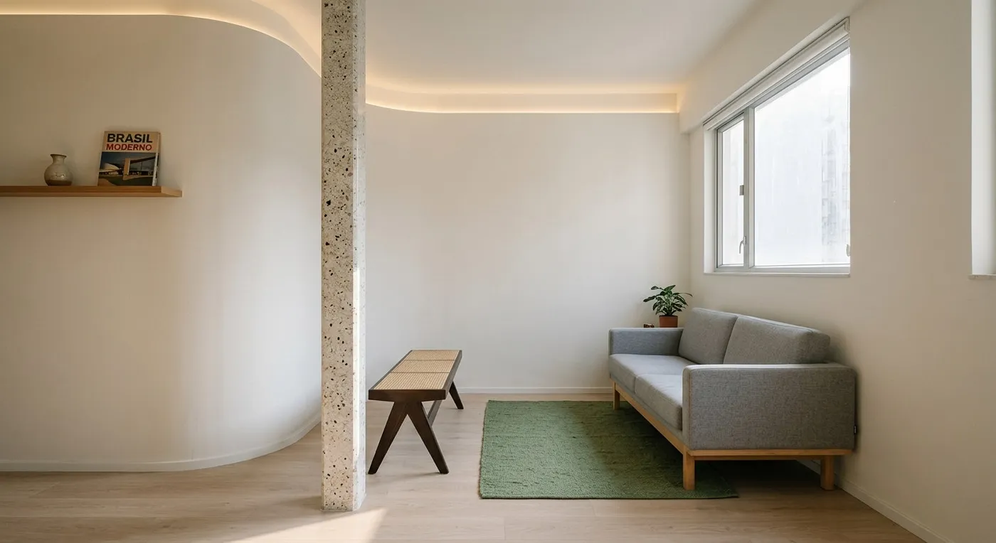 "Experience of Brasília" evoked at interior installation in Niemeyer's São Paulo pavilion — CLAY Interior Design