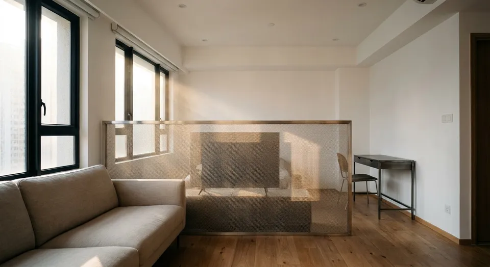 Metal-Mesh Partitions: Appearance, Function and Limitations