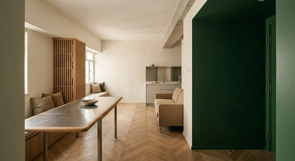 Colour and Multifunctional Furniture in Compact Homes