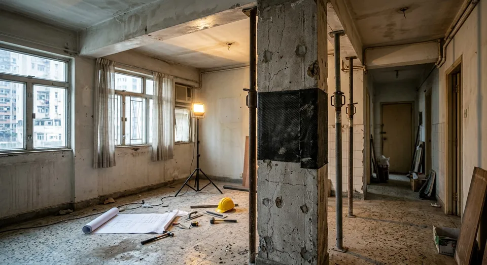 Column Cracks in Older Buildings: Assessment and Reinforcement