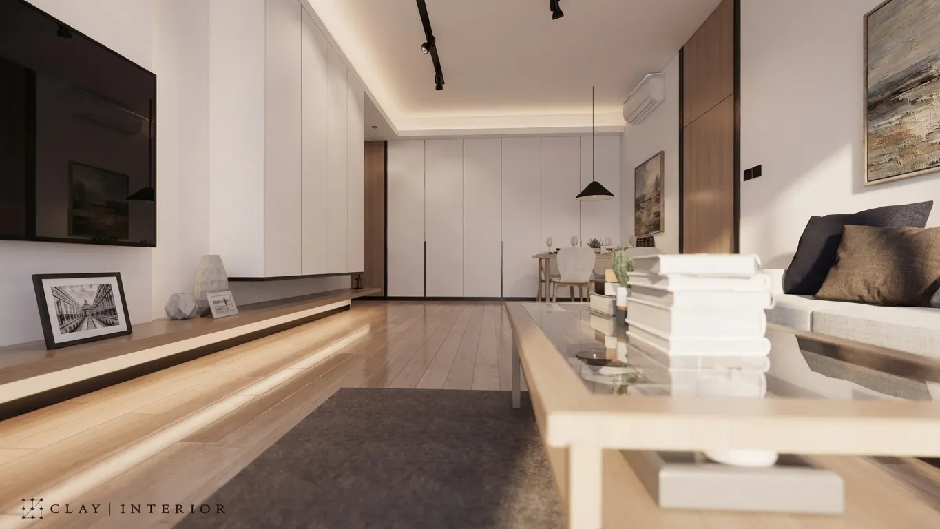君臨天下 1060呎設計案例 — 簡約風 | CLAY INTERIOR DESIGN