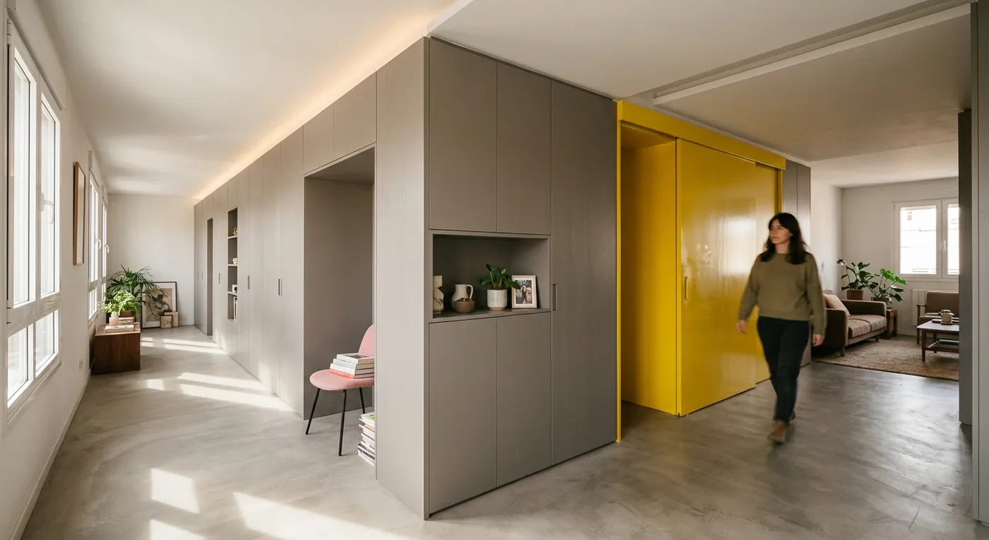 Round and Round: Burr Turns a Madrid Apartment Into a System of Passage. — CLAY Interior Design