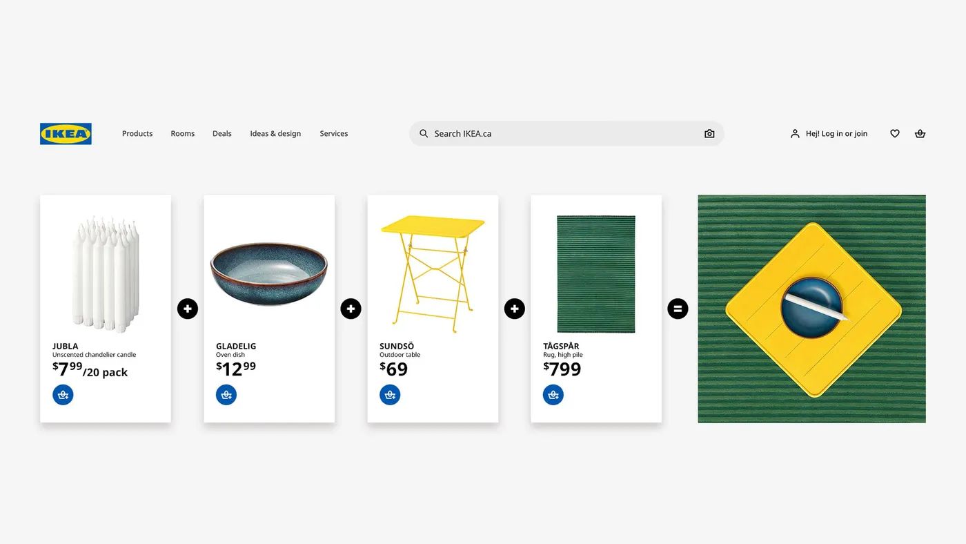 IKEA Canada arranges familiar homeware into World Cup team flags — 靈感參考圖片 5