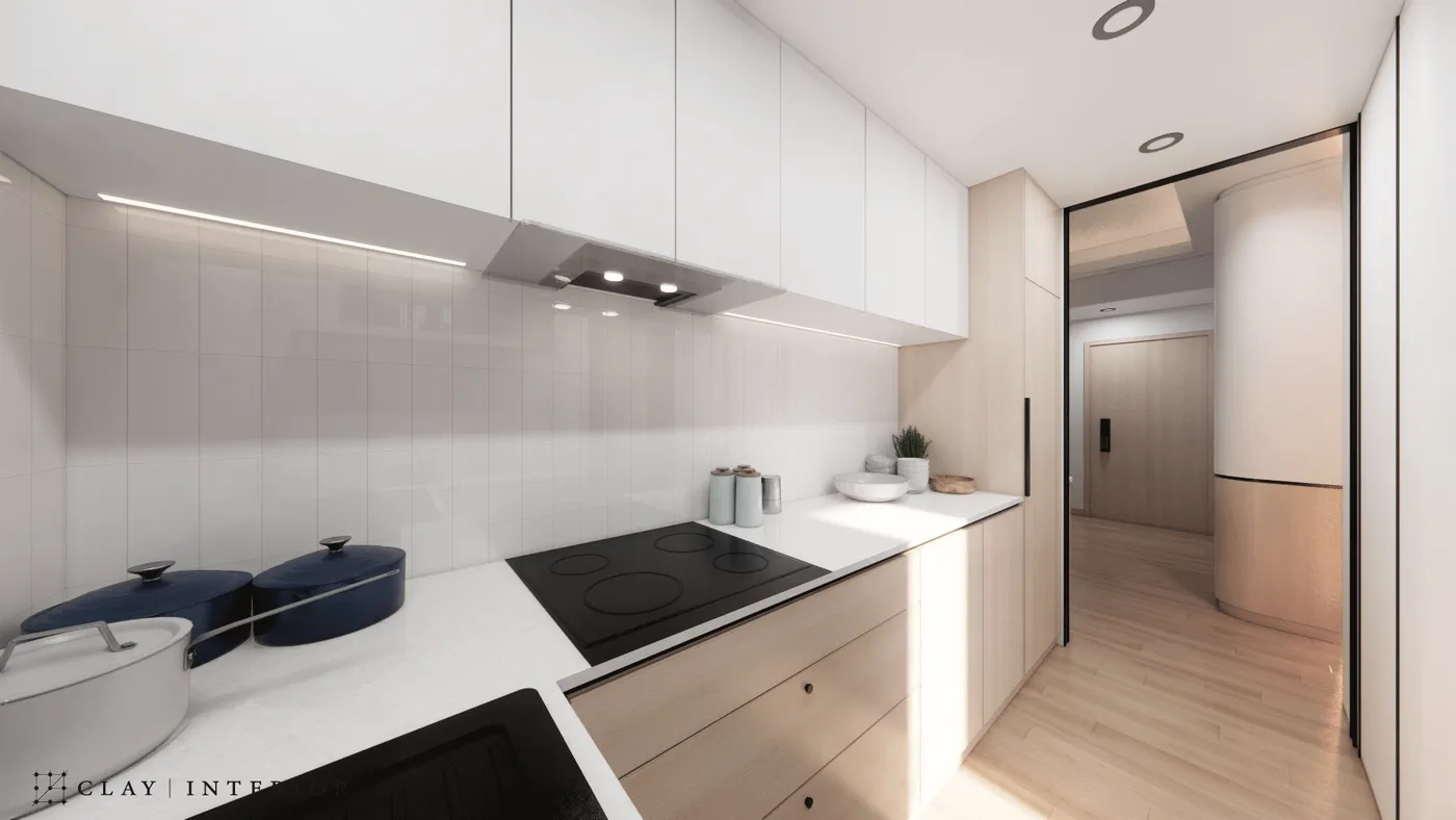 嘉峯匯 766呎設計案例 — 簡約風 | CLAY INTERIOR DESIGN